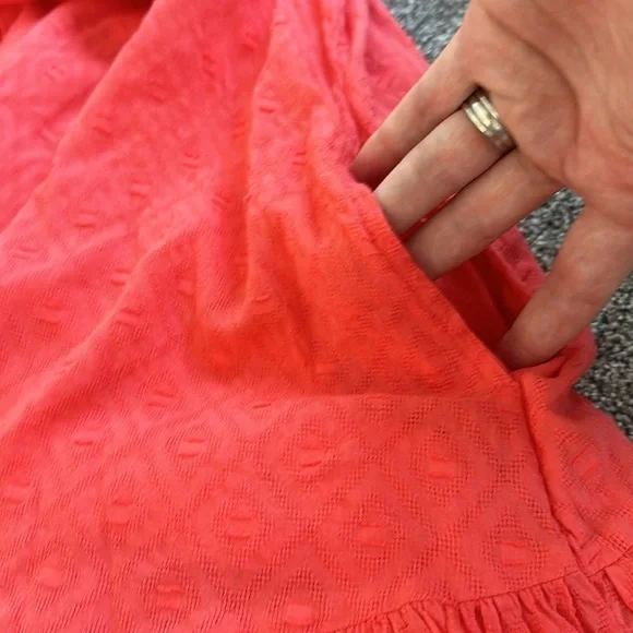 By Anthropologie coral embroidered tunic dress s - Picture 7 of 10